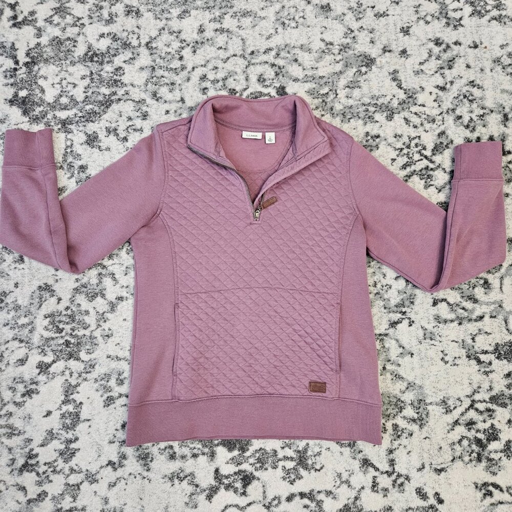 L.L. Bean Rose Quilted Sweatshirt
